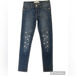 Levi's Super Skinny Jeans Embroidered
Stars for girls.